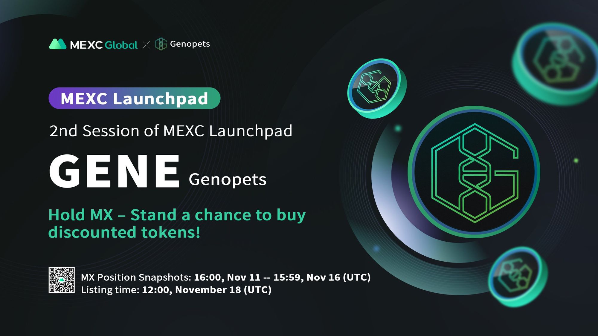 Как участвовать в токенсейле Genopets на бирже MEXC